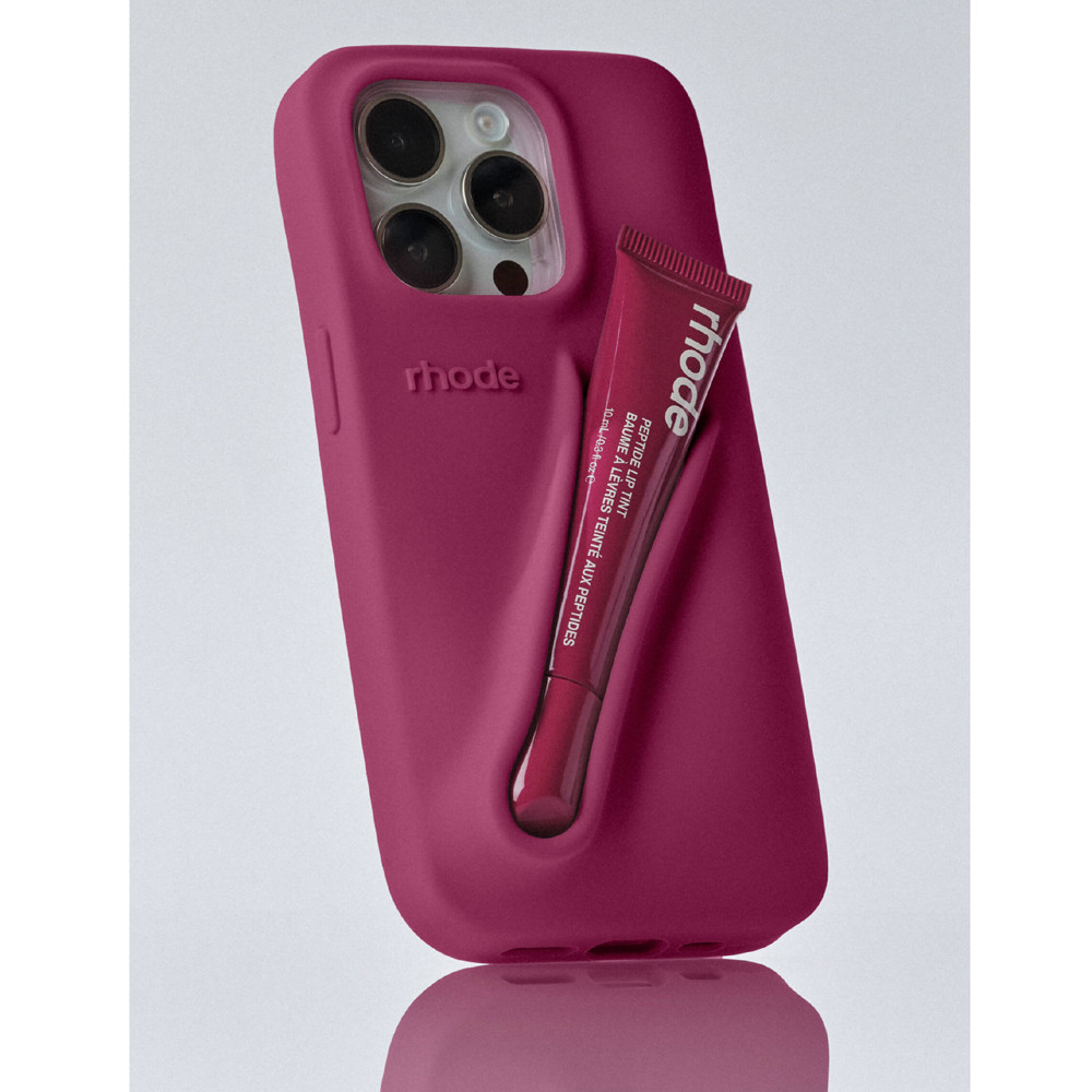Rhode Limited Edition Fall Lip Case iPhone 15 Plus Raspberry Jelly Purple