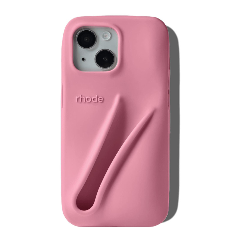 Rhode Limited Edition Fall Lip Case iPhone 15 Ribbon Pink
