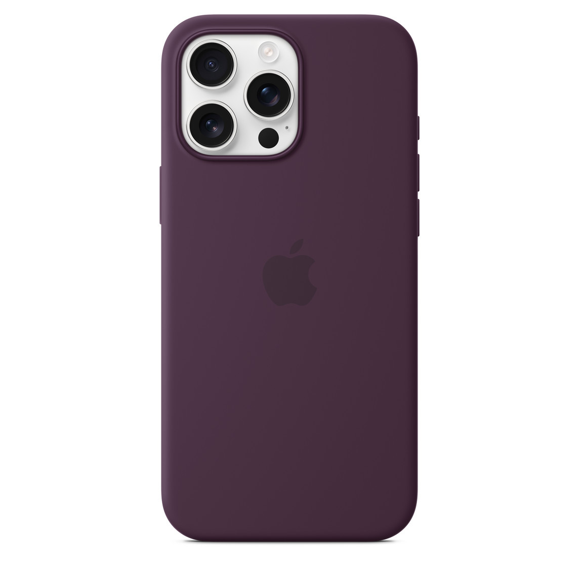 iPhone 16 Pro Max Silicone Case With MagSafe Plum
