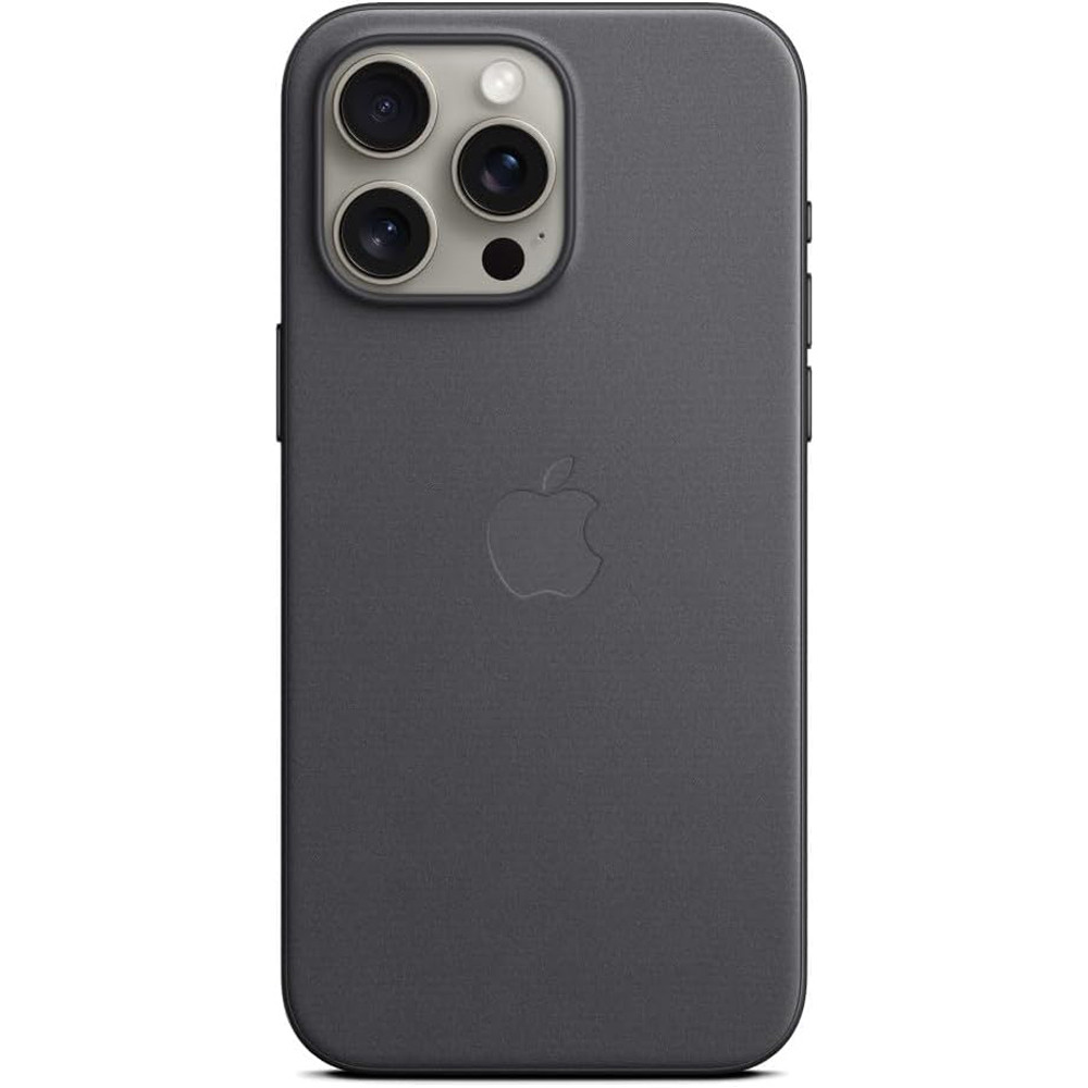 iPhone 16 Pro Max FineWoven Leather Case With MagSafe Black