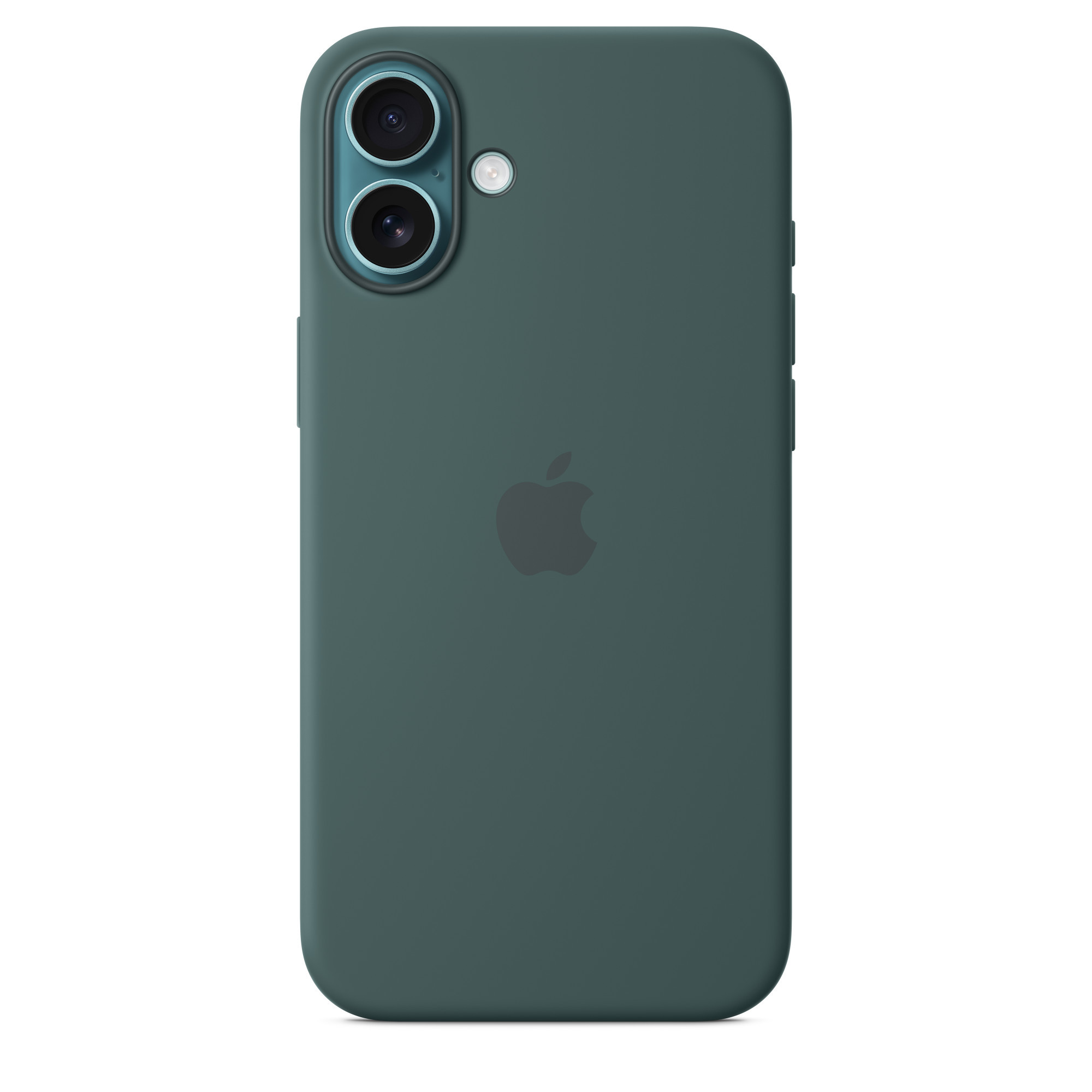 iPhone 16 Plus Silicone Case With MagSafe Lake Green