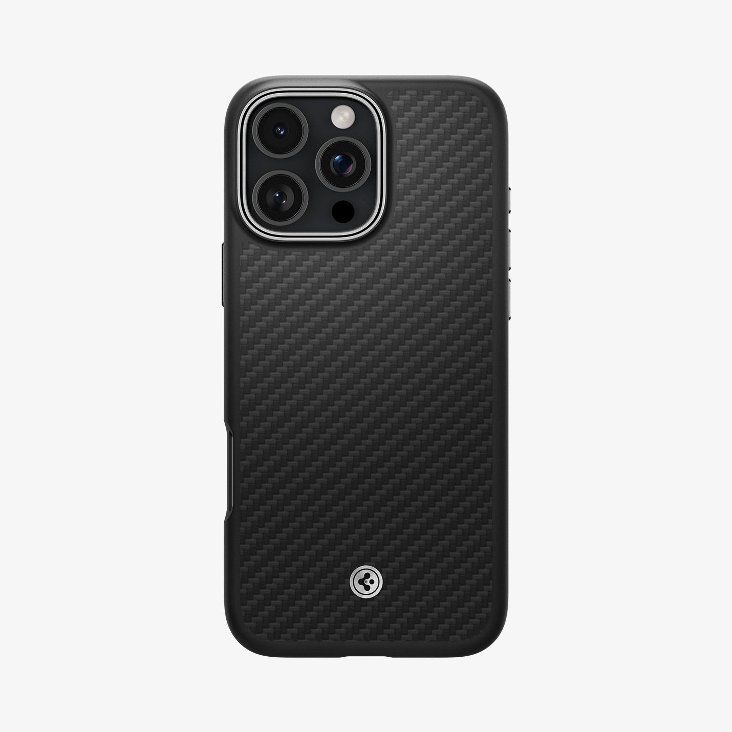 Spigen iPhone 16 Pro Case Enzo Aramid MagFit Black Silver