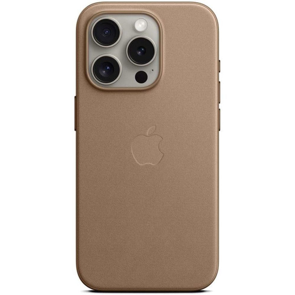 iPhone 16 Pro FineWoven Leather Case with MagSafe Taupe