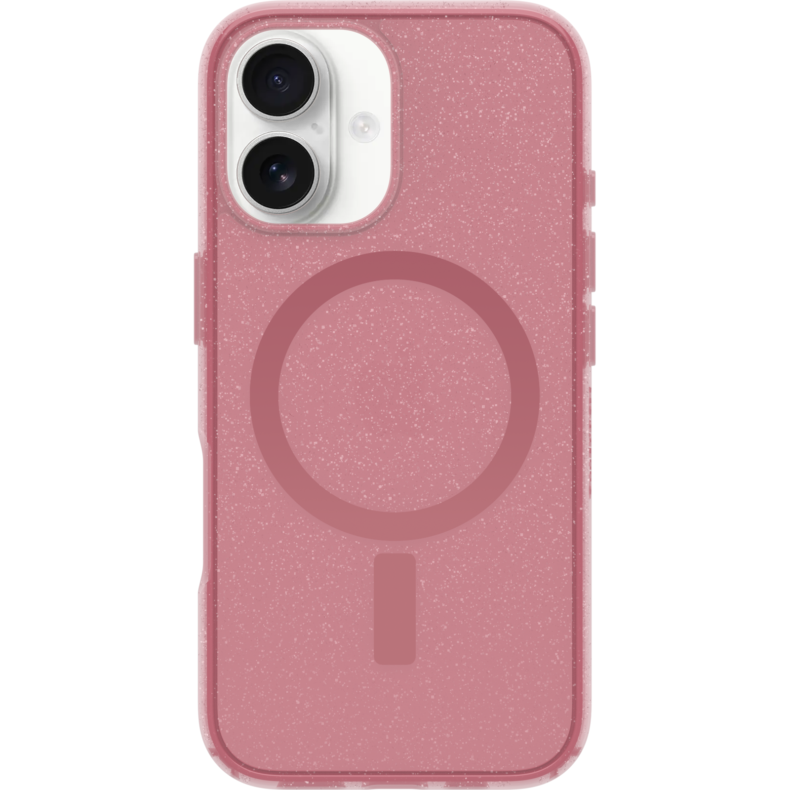 Otterbox iPhone 16 Symmetry Series With Magsafe Clear Case Foxberry Pink Glitter