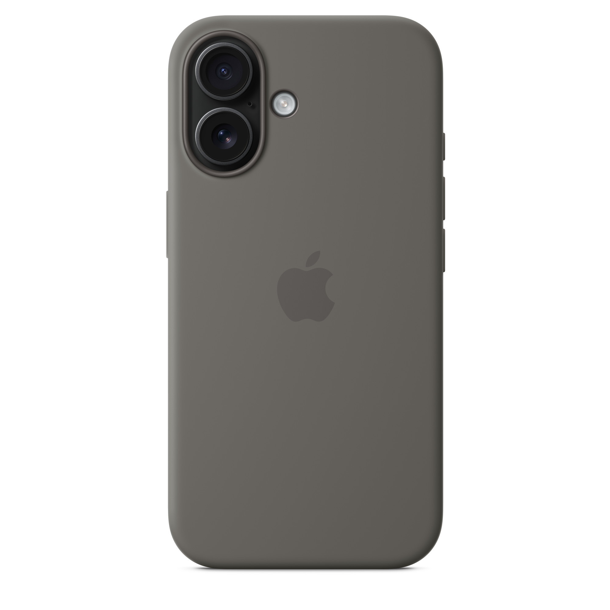 iPhone 16 Silicone Case With MagSafe Stone Gray