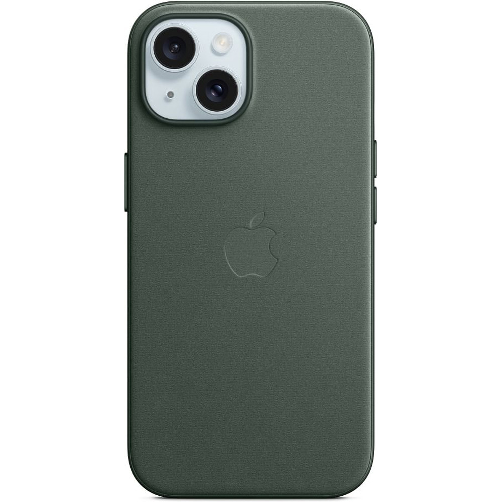 iPhone 16 FineWoven Leather Case with MagSafe Evergreen
