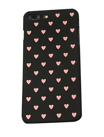 iPhone 8 7 Multi Hearts Pattern Case