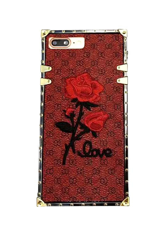 Rose Fabric Fashion Case for iPhone 8 7 Plus