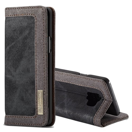 Denim Fabric Flip Wallet Case for Galaxy S9+ Plus
