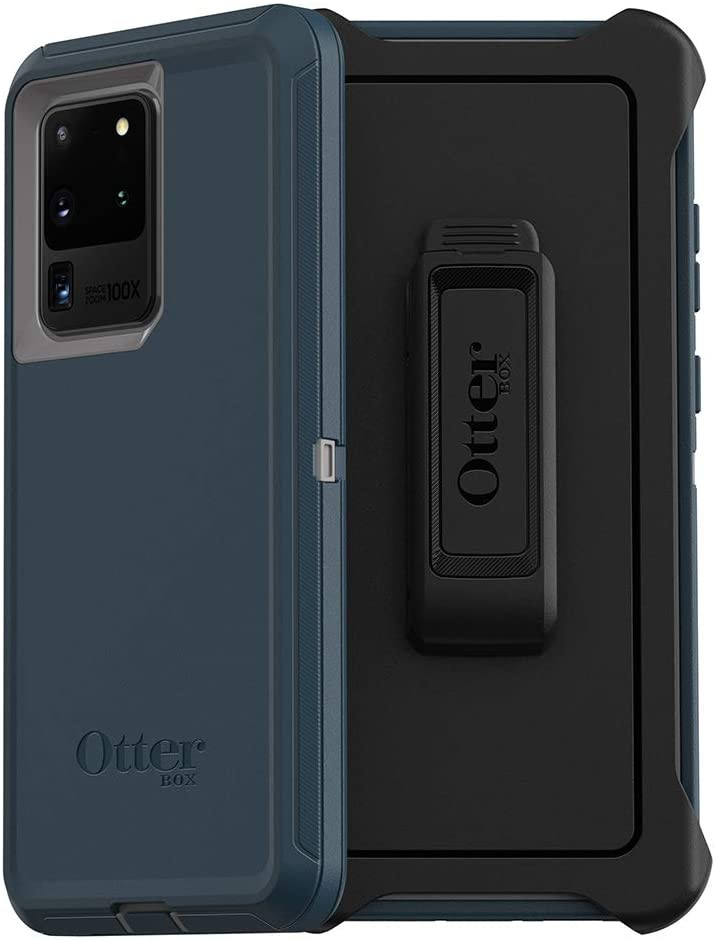 Galaxy S20 Ultra Otterbox Defender Case Gone Fishin Blue