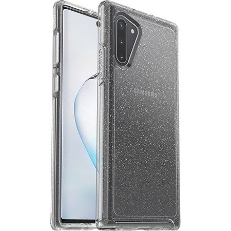 Galaxy Note 10 Otterbox Symmetry Series Clear Stardust Glitter Case
