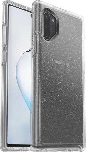 Galaxy Note 10+ Plus Otterbox Symmetry Series Clear Stardust Glitter Case