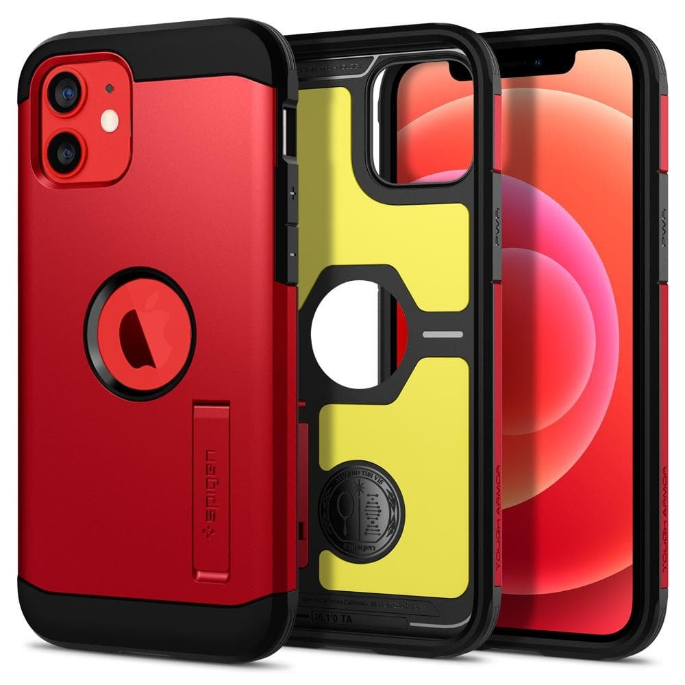 Spigen iPhone 12 Pro Case Tough Armor Red