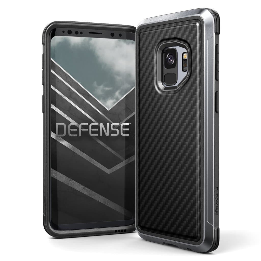 Galaxy S9 Case X-Doria Defense Lux - Black Carbon