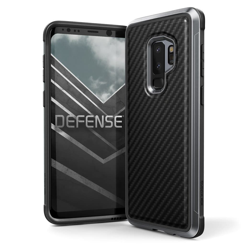 Galaxy S9+ Plus Case X-Doria Defense Lux - Black Carbon