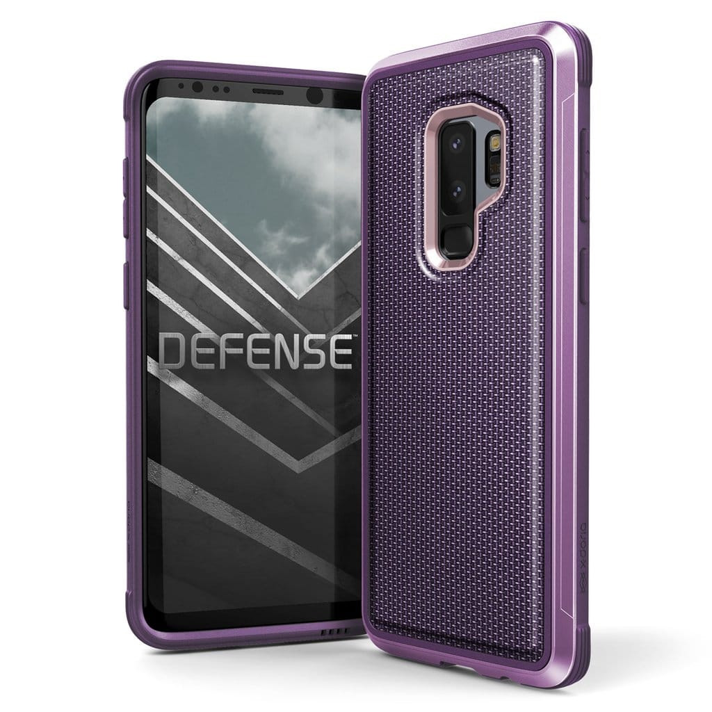 Galaxy S9+ Plus Case X-Doria Defense Lux - Purple Ballistic Nylon
