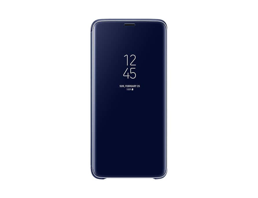 Official Samsung Galaxy S9+ Plus Clear View Stand Cover Case - Blue