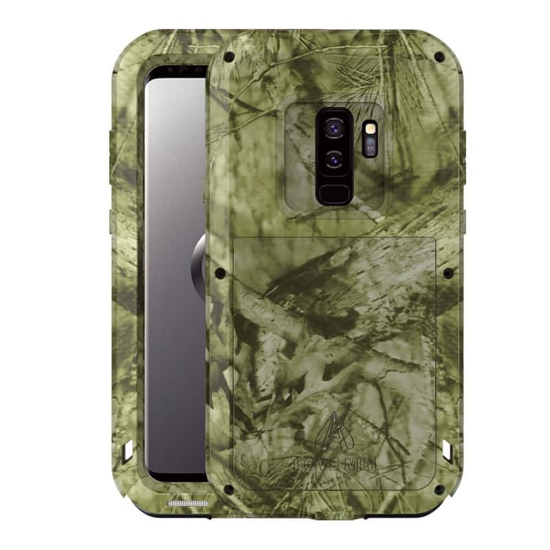 Camo Metal Military Case for Galaxy S9+ Plus