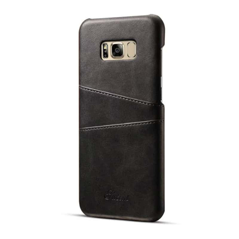 Galaxy S9+ Plus Leather Back Card Holder Case Wallet