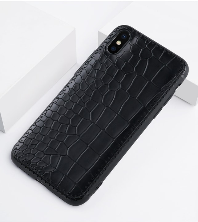 Genuine Leather iPhone X Thin Case