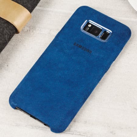 Official Samsung Galaxy Note 8 Alcantara Cover Case - Blue