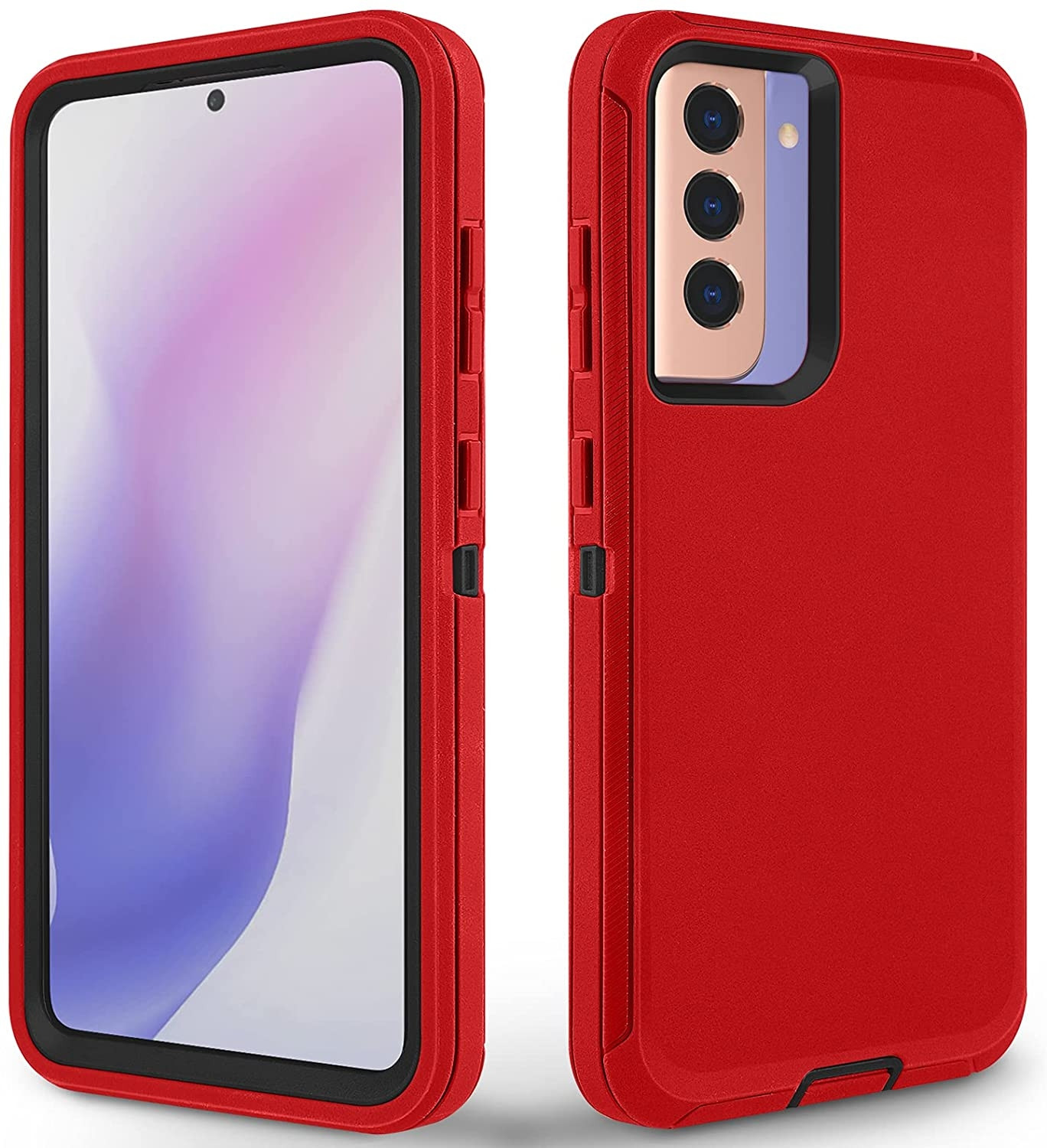 Galaxy S21 FE Defender Series Case Red
