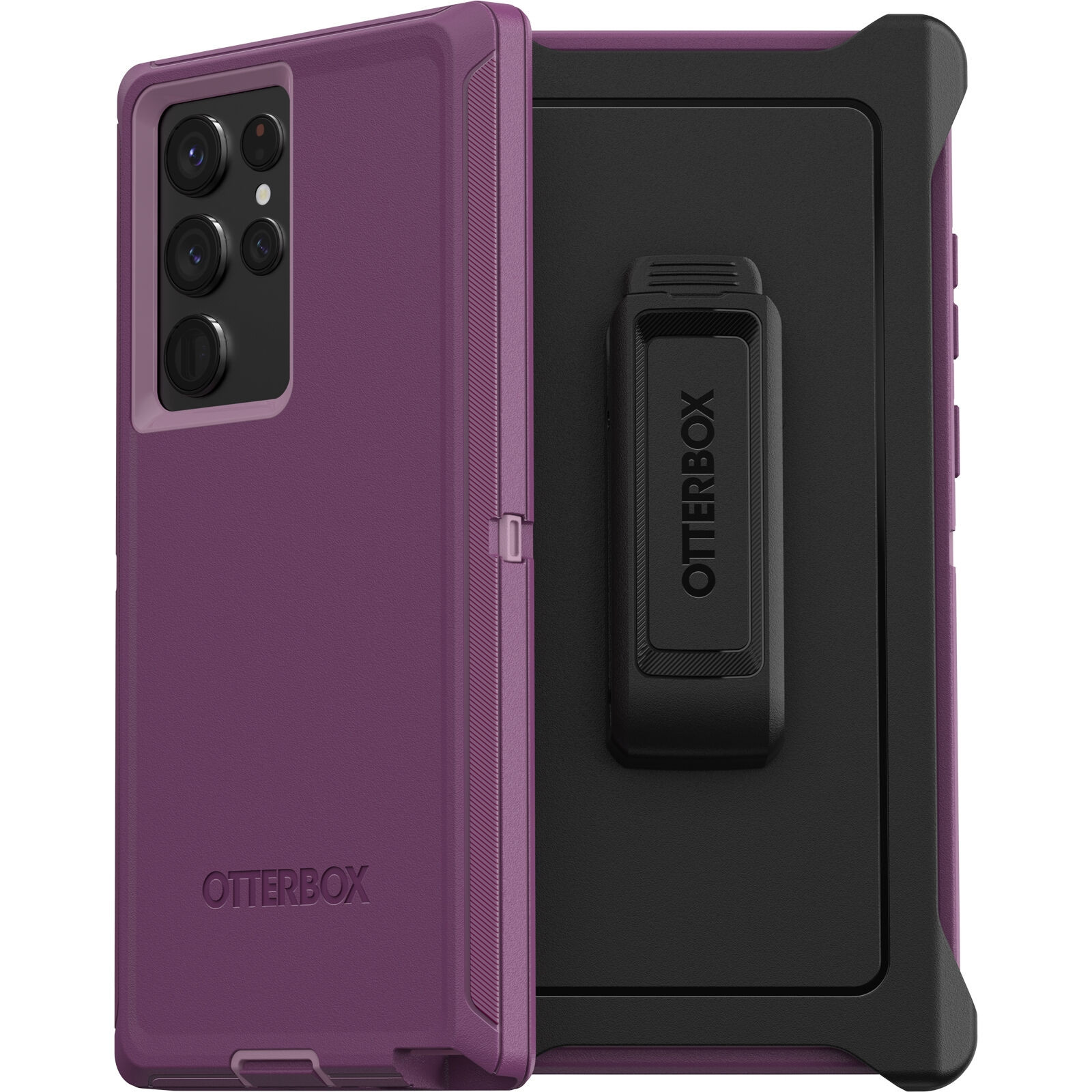 Galaxy S22 Ultra Otterbox Defender Series Case Happy Purple
