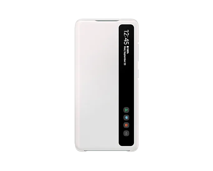 Galaxy S20 FE Clear View Cover White