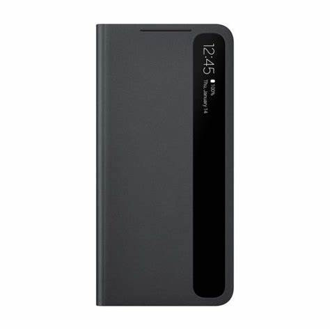 Galaxy S21 Smart Clear View Cover Black