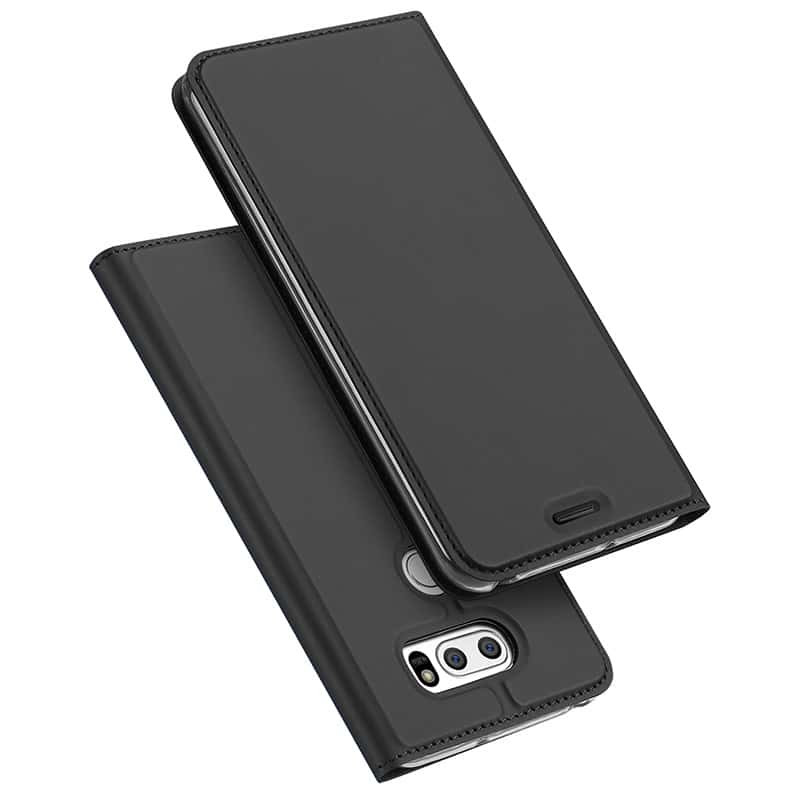 Leather Thin Wallet Case for LG V30