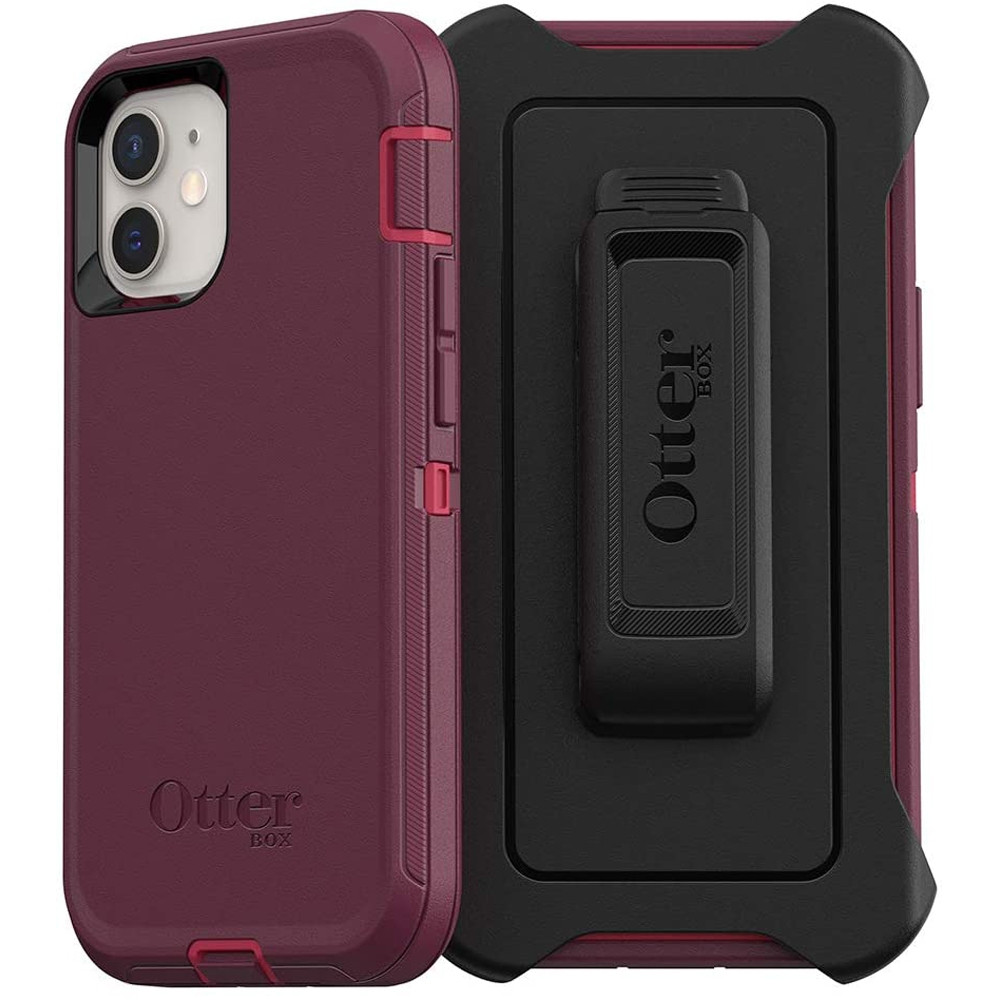 iPhone 12 Mini Otterbox Defender Series Case - Berry Potion Pink