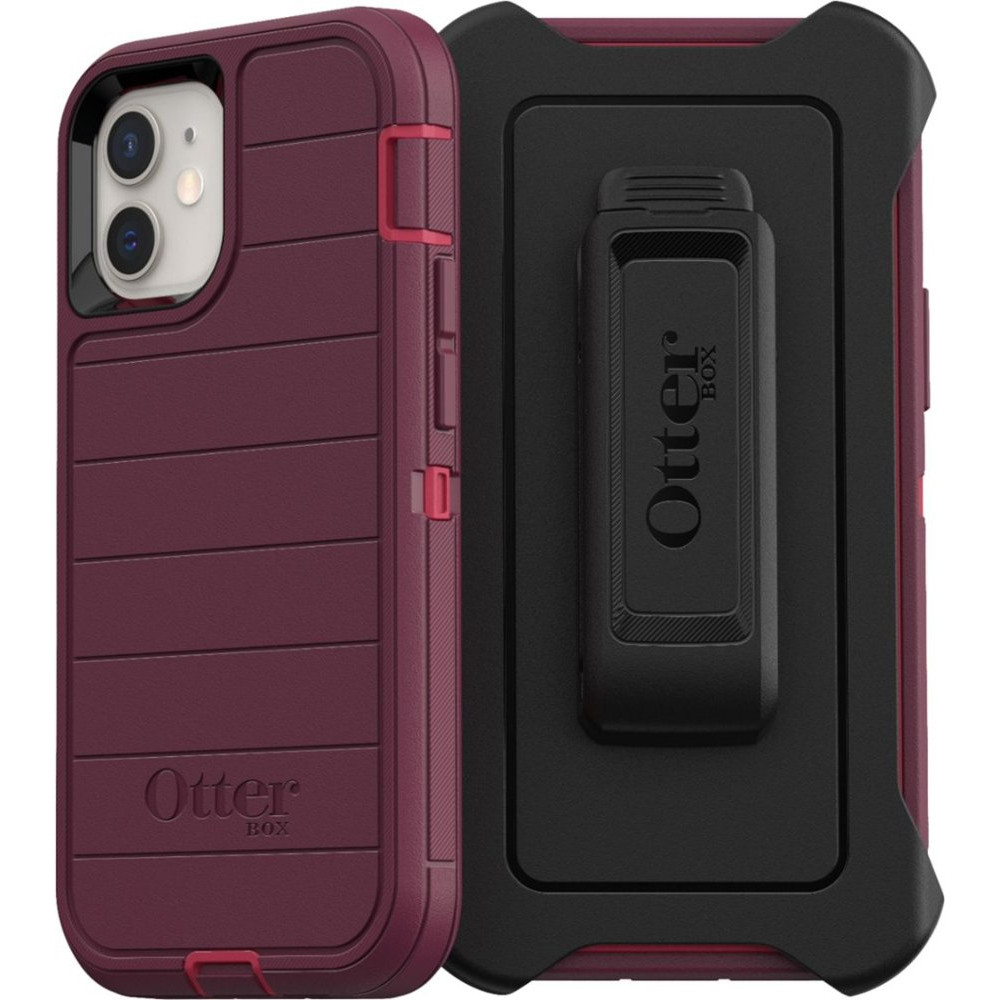 iPhone 12 Mini Otterbox Defender Series Pro Case - Berry Potion Pink