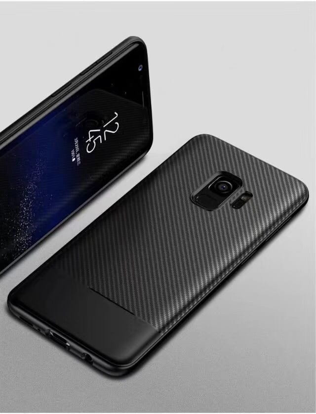 Galaxy S9+ Plus Ultra Thin Carbon Fiber Fibre TPU Case