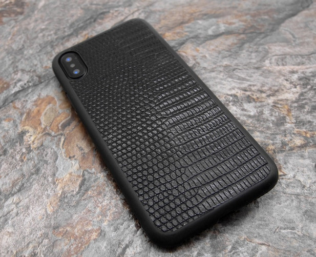 Rugged Lizard Skin Pattern Case for iPhone X