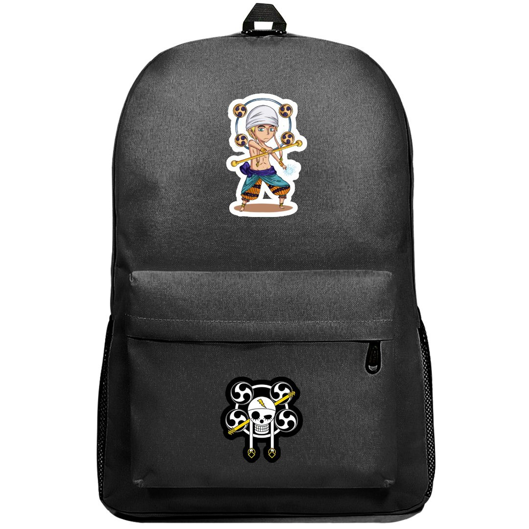 One Piece God Enel Backpack SuperPack - Enel God Standing Chibi Art