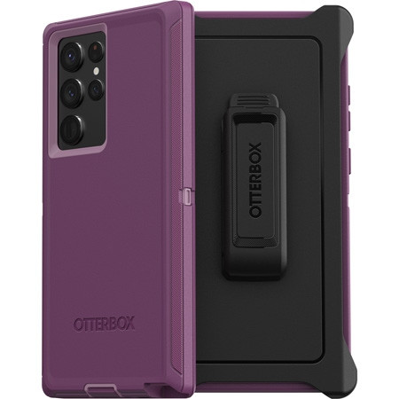 Galaxy S22 Otterbox Defender Series Case Happy Purple
