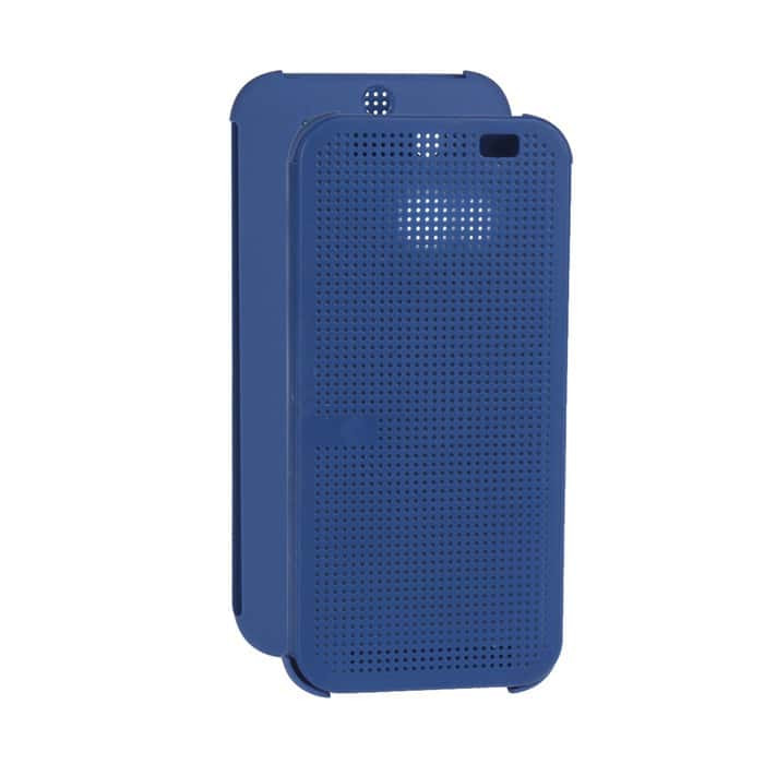 HTC One E8 Dot View Case Blue
