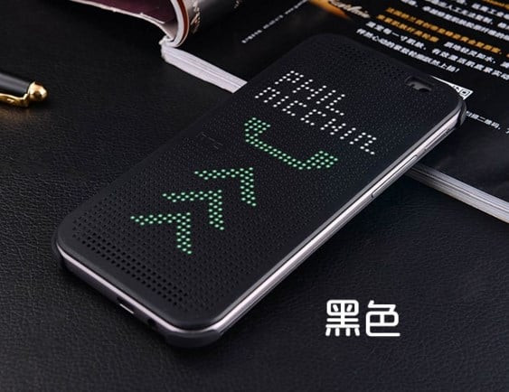 HTC E9 Plus E9+ Dot View Case Black