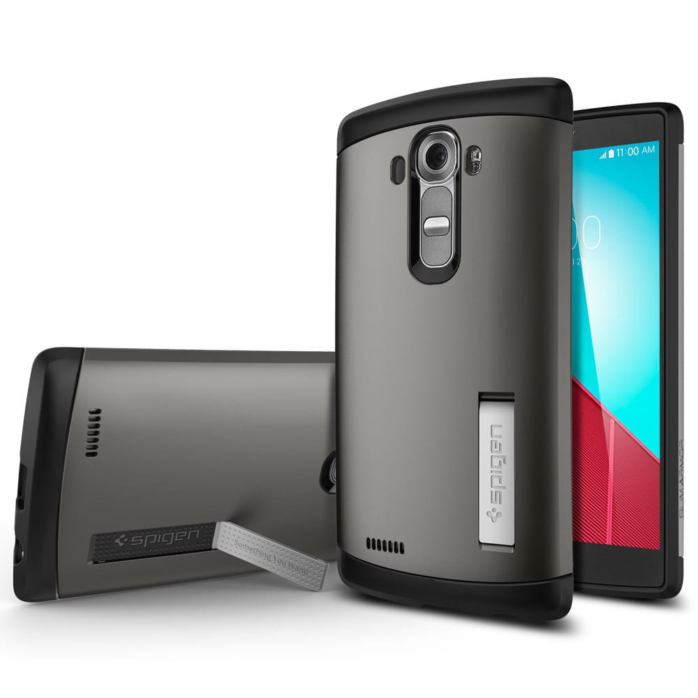 LG G4 Spigen Slim Armor Case Gunmetal