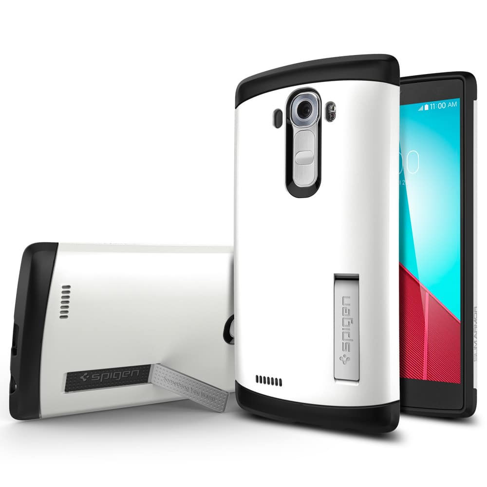 LG G4 Spigen Slim Armor Case White