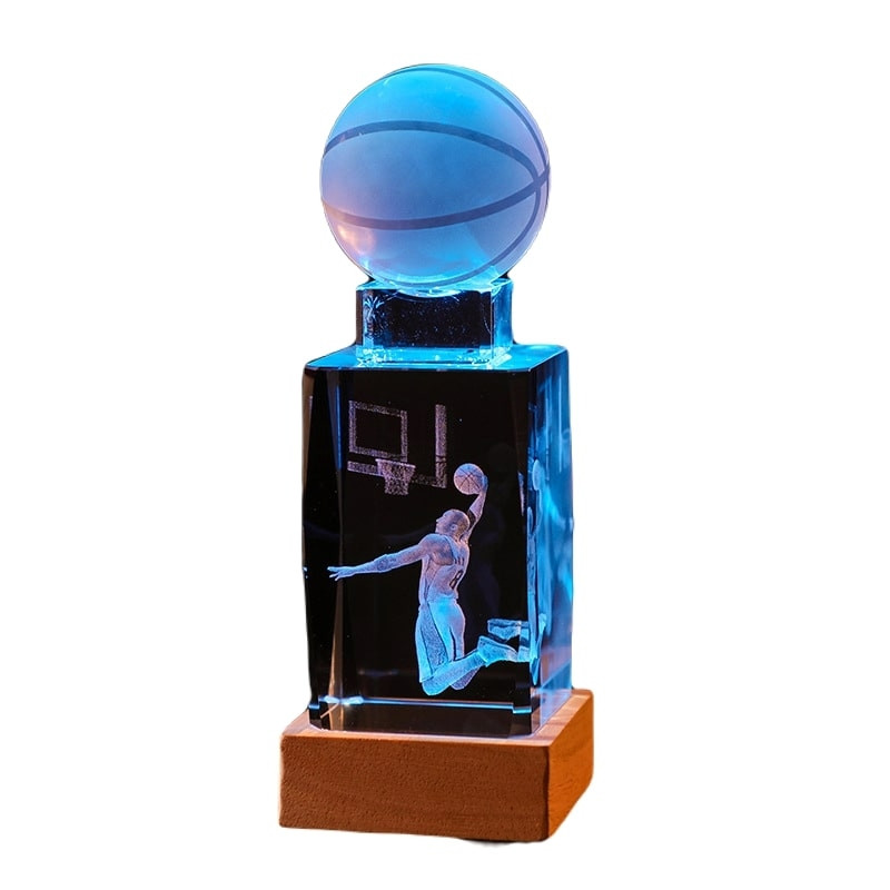 NBA Kobe Bryant 8 Crystal Night Light Decoration