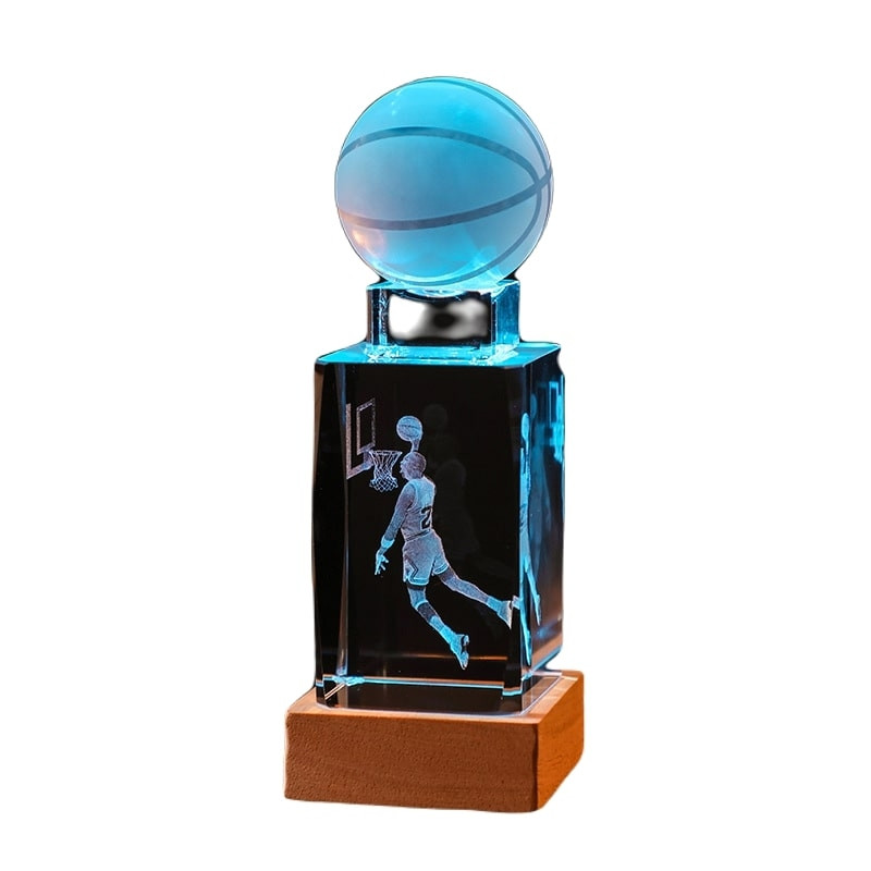NBA Michael Jordan Crystal Night Light Decoration