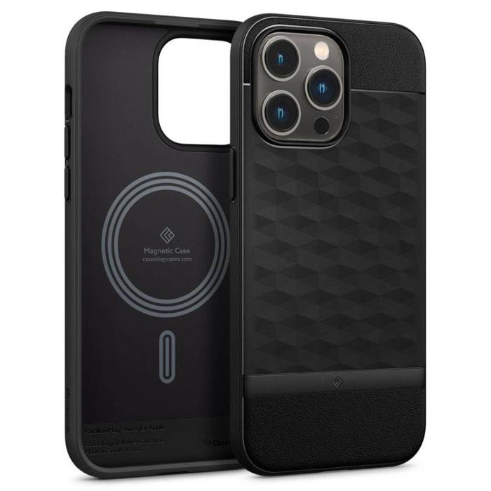 Caseology iPhone 14 Pro Parallax Mag Matte Black Case