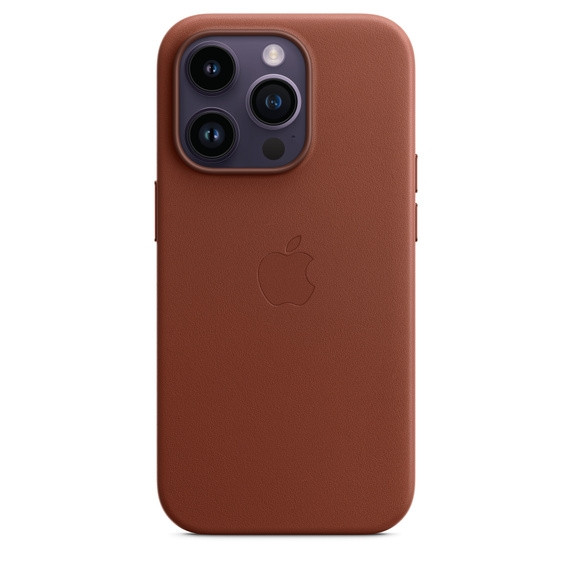 iPhone 14 Pro Leather Case with MagSafe Umber