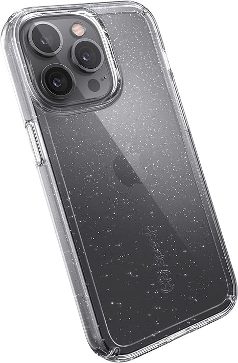 Speck Presidio Gemshell Glitter iPhone 14 Pro Max Platinum Glitter Case