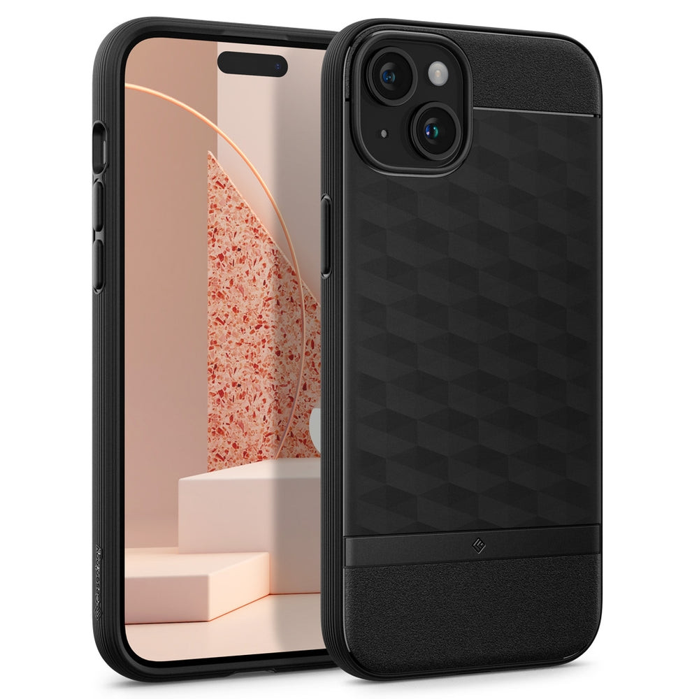 Caseology iPhone 15 Parallax Mag Matte Black Case