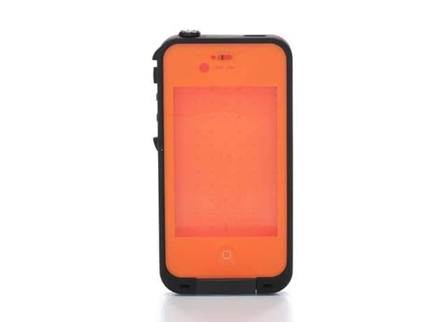 Waterproof Shockproof Orange Case for the iPhone 4 / 4S
