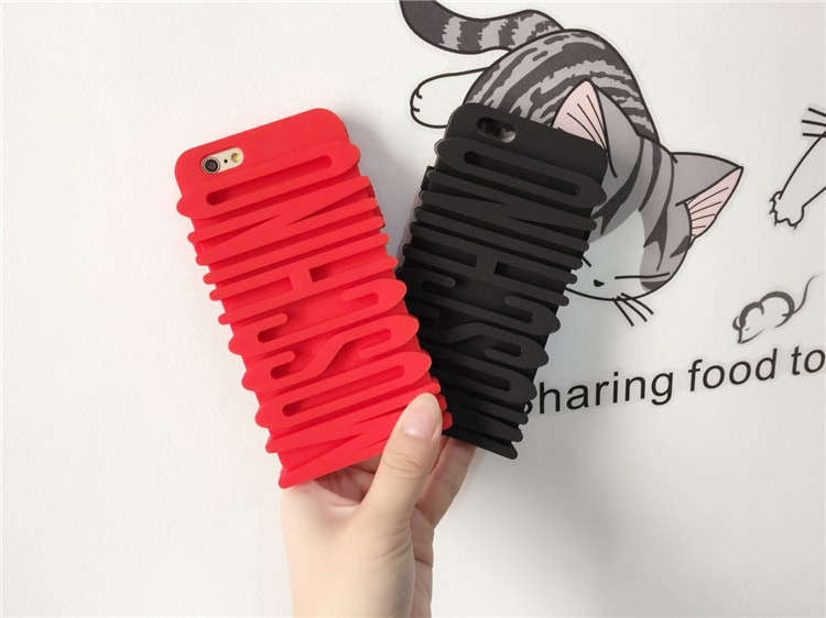 Moschino Raised Logo Letters iPhone 5 5S 5C Case