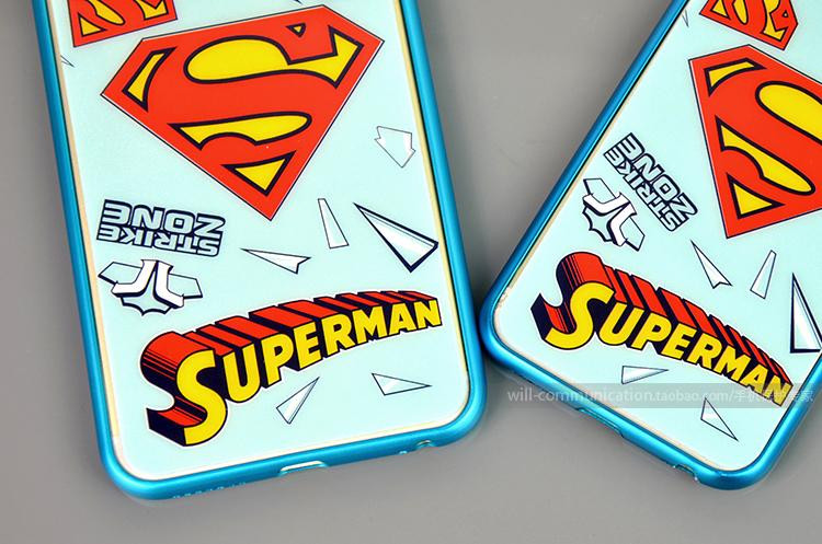 Superman Bumper Skin Decal Case for iPhone 6