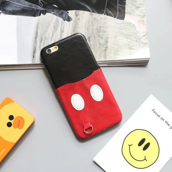 Mickey Mouse Card Holder Case for iPhone 6 6s